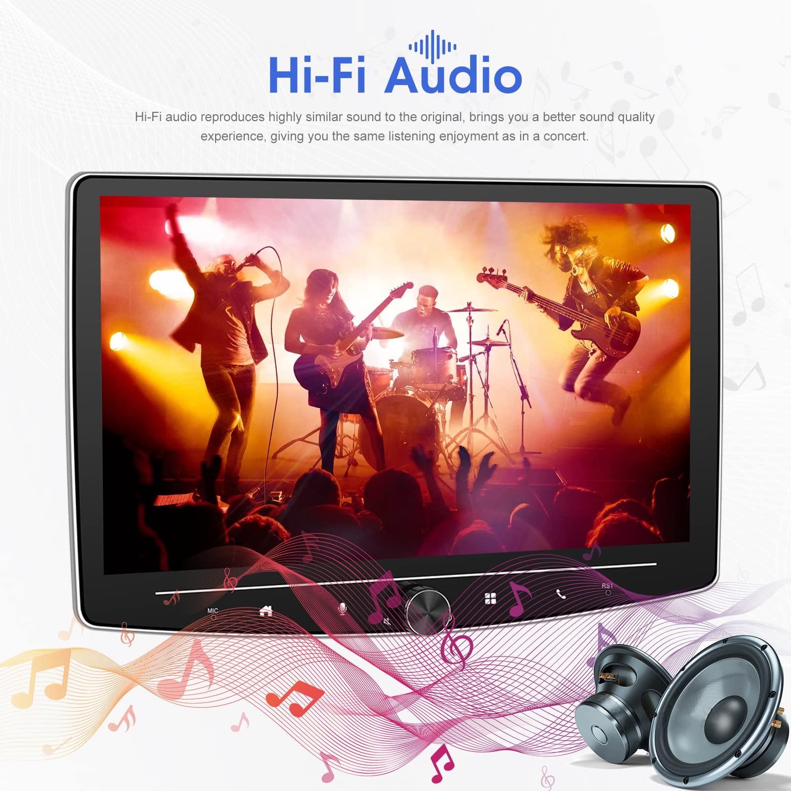 Amazon.com: [2G+64G] 10 inch Android 13 Single Din Touch Screen